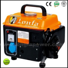 Lonfa 0.9kVA 100% cobre alternador de arame manual gerador de gasolina